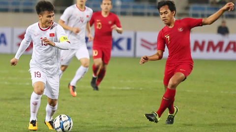 Việt Nam đánh bại Indonesia 1-0 trong lần gần nhất đụng nhau tại vòng loại U23 châu Á 2020.