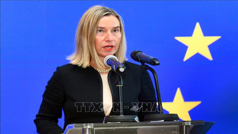 Đại diện cấp cao về đối ngoại của Liên minh châu Âu (EU) Federica Mogherini. Ảnh:AFP/TTXVN