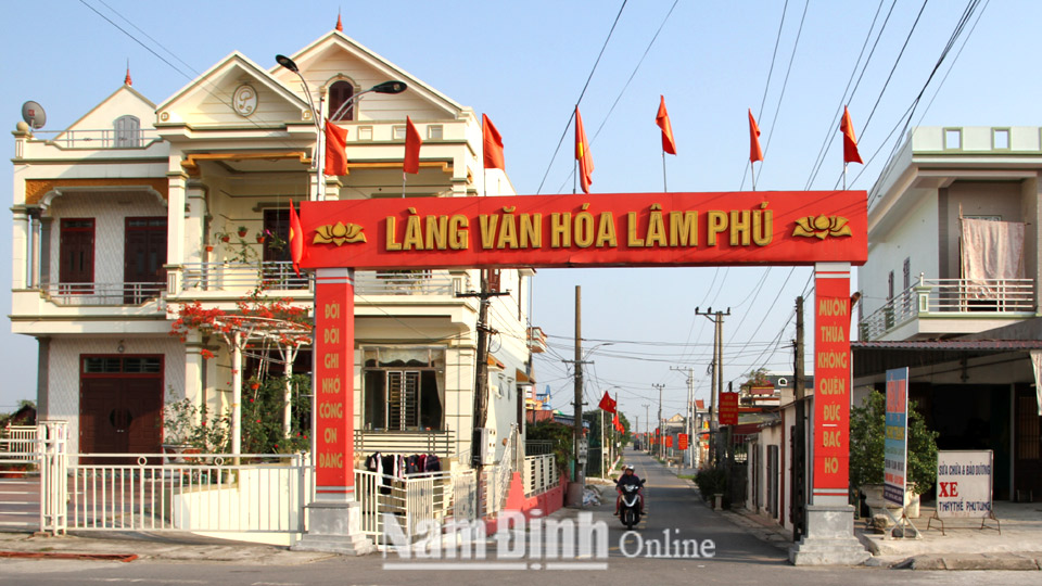 Nông thôn mới xã Giao Phong.