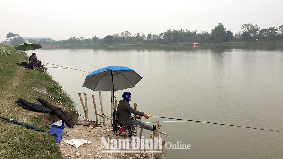 Hồ câu Tam Góc, xã Nam Phong (thành phố Nam Định).