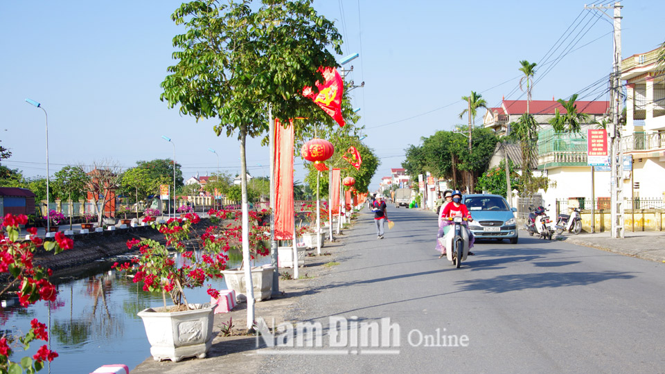 Nông thôn mới xã Nghĩa Hải.