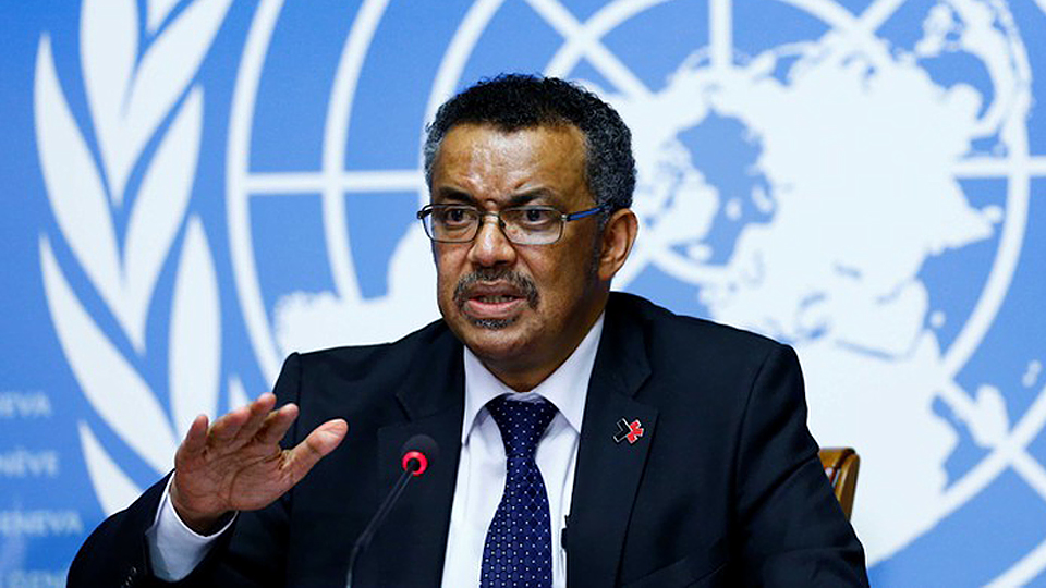 Tổng Giám đốc WHO Tedros Adhanom Ghebreyesus. Ảnh: Reuters