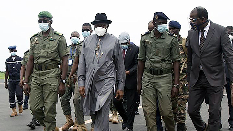 Phái đoàn ECOWAS đến Ma-li.