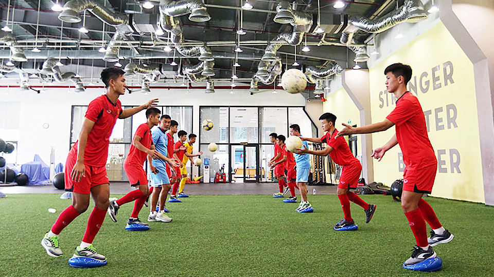 Trung tâm bóng đá trẻ PVF với đầy đủ trang thiết bị tập luyện. (Ảnh: VFF)