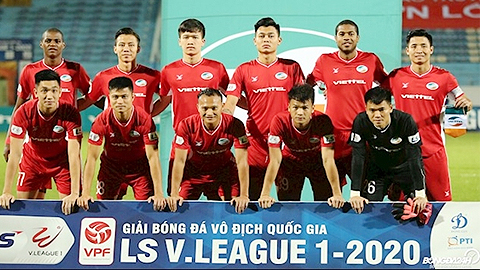  CLB Viettel – đương kim vô địch V.League năm 2020. Ảnh: bongda24h.vn.
