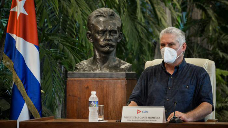 Chủ tịch Cuba Miguel Diaz-Canel.Ảnh GRANMA