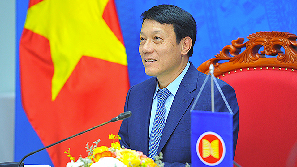 Trung tướng Lương Tam Quang, Thứ trưởng Công an, đề nghị các nước phát huy hiệu quả các cơ chế hợp tác trong phòng, chống tội phạm xuyên quốc gia.