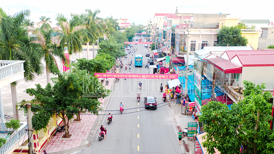 Thị trấn Ngô Đồng phấn đấu hoàn thành mục tiêu xây dựng nông thôn mới nâng cao, kiểu mẫu.