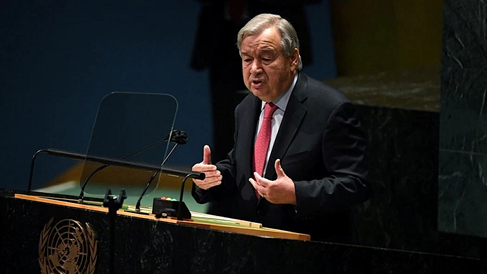 Tổng Thư ký Liên hợp quốc Antonio Guterres. (Ảnh: Reuters)