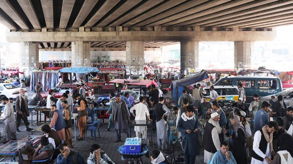 Một khu chợ ở Kabul, Afghanistan. (WANA/REUTERS)