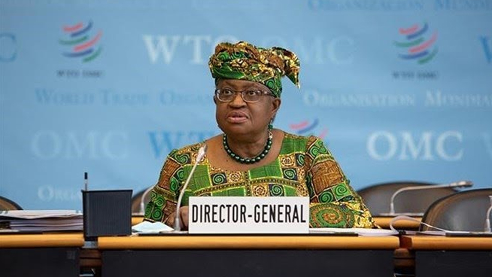 Theo Tổng Giám đốc WTO Okonjo Iweala, thỏa thuận vừa đạt được sẽ làm giảm các chi phí liên quan đến thương mại dịch vụ tới 150 tỷ USD mỗi năm. (Ảnh: THX/TTXVN)