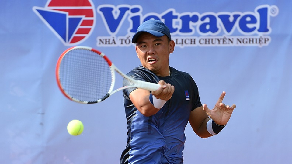 Tay vợt số 1 Việt Nam, Lý Hoàng Nam đã có 1 năm thi đấu khá thành công để quay trở lại Top 600 thế giới. (Ảnh: VTF)