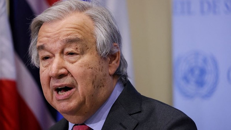 Tổng Thư ký Liên hợp quốc Antonio Guterres. (ẢNH: REUTERS)