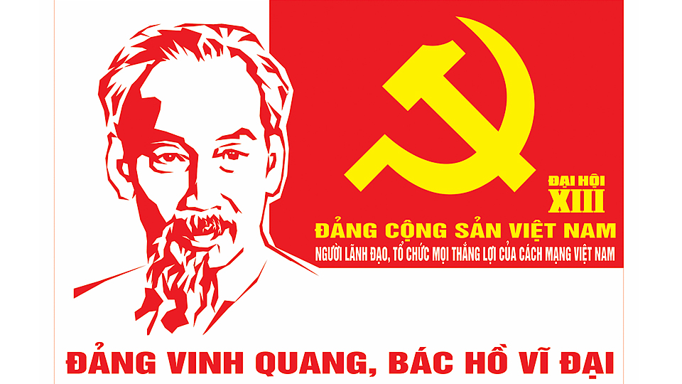 Tranh cổ động của Lê Việt Thành.