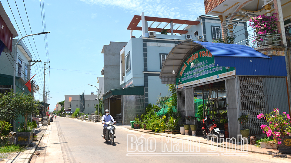 Diện mạo nông thôn mới thị trấn Ninh Cường.