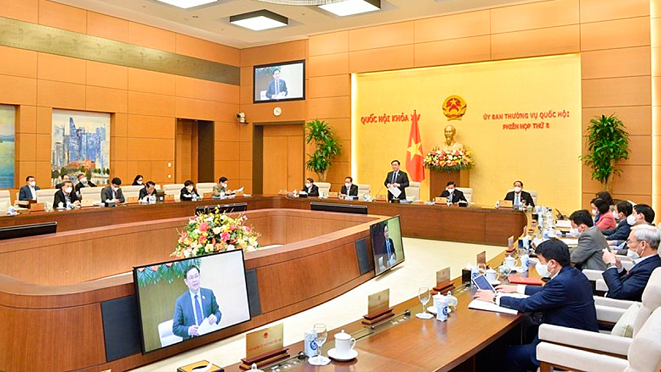 Một phiên họp Ủy ban Thường vụ Quốc hội