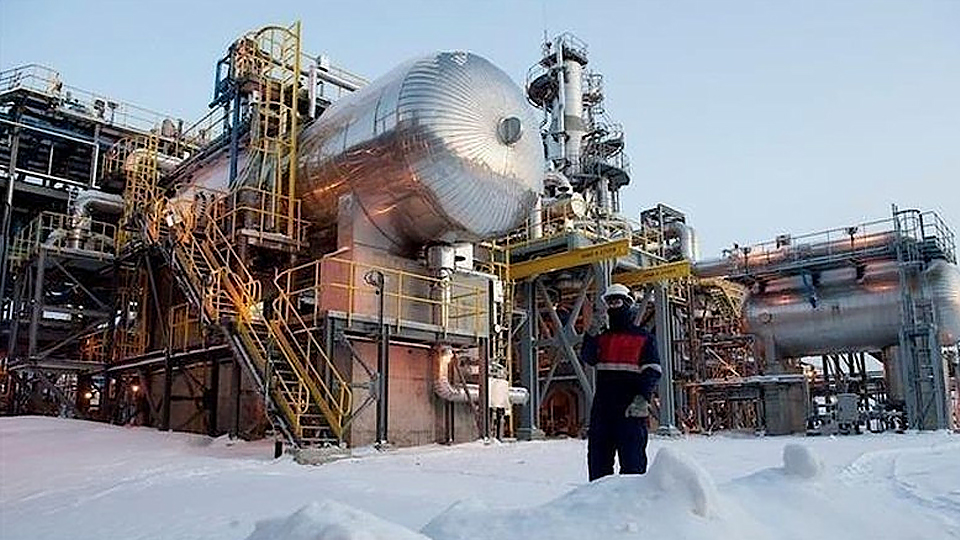 Dự án Sakhalin 2 ở vùng Viễn Đông của Nga. (Ảnh: Shell/TTXVN) 